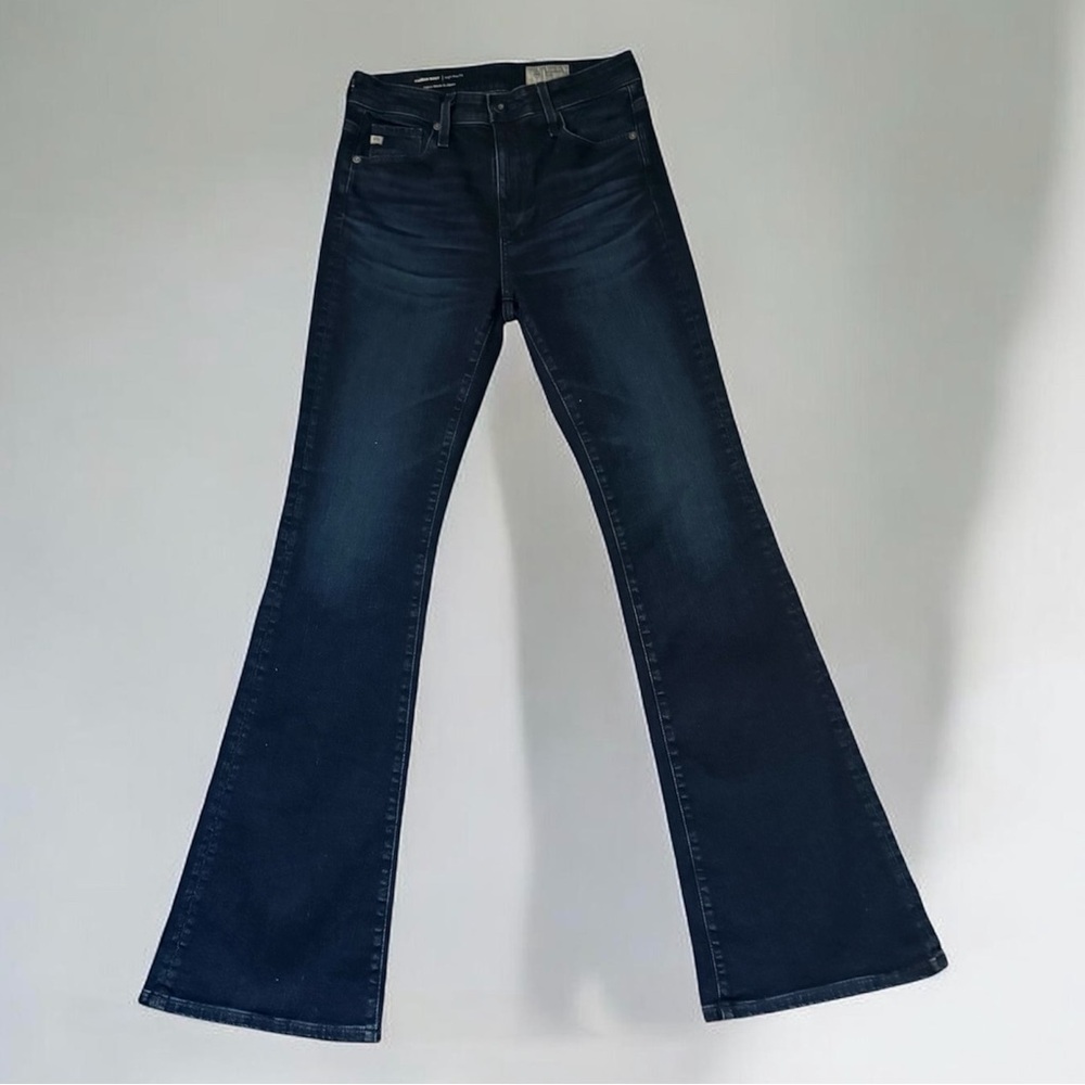 AG Adriano Goldschmied Dark Blue Flare Jeans 27x32